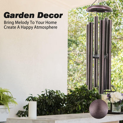 ASTARIN 60" Extra Large Outside Metal Wind Chimes with Deep Tone, Outdoor for Patio Balcony Garden Yard Decoration