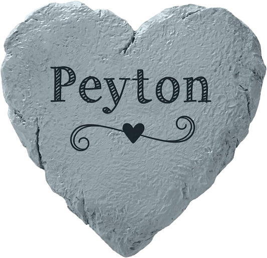 Let's Make Memories Personalized Garden Stone - Resin - Custom Garden Décor - Love Grows Here Round