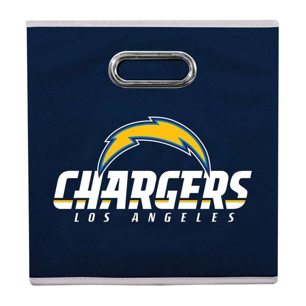 Franklin Sports NFL L.A. Chargers Collapsible Storage Bin