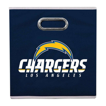 Franklin Sports NFL L.A. Chargers Collapsible Storage Bin