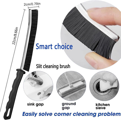 Gap Cleaning Brush, Dead Corners Multifunctional Brushes,Bathroom Crevice Gaps Cleaning Brush，Clean The Dead Corners of Bathroom Kitchen Tiles for Bathroom Kitchen Tiles Window Slots (5pcs)