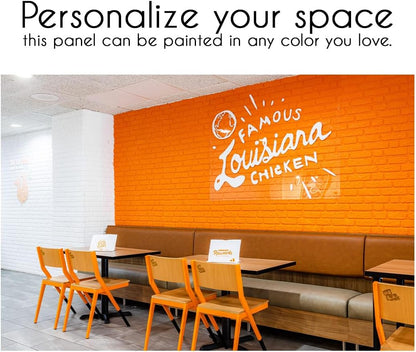 IZODEKOR 3D Stone Effect Wall Panels - Faux Stone Paneling for Living Room, Kitchen, Bathroom and More | Snow White - Pack of 3, Covers 16 sq ft