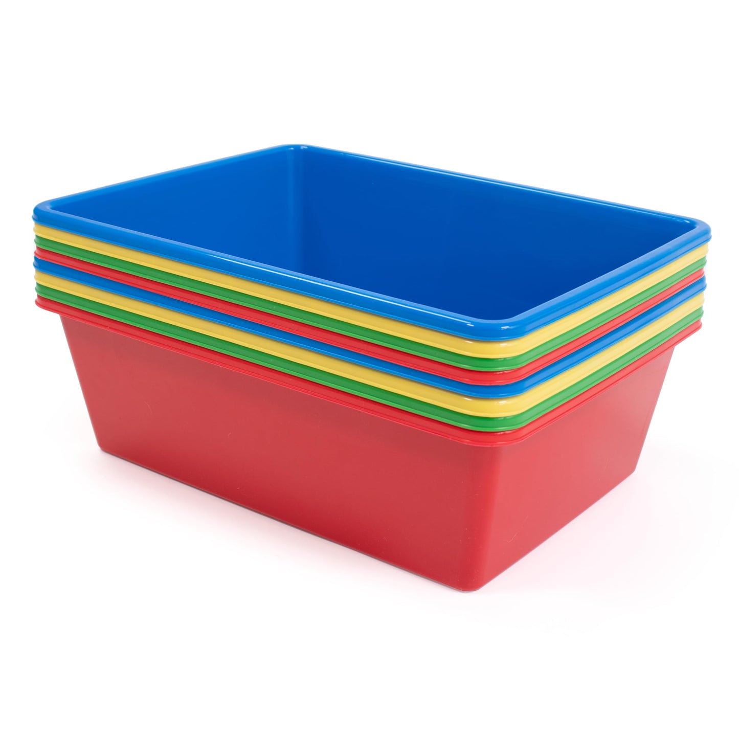Humble Crew Plastic Storage Bins for Kids, Large Removable Toy Organizer