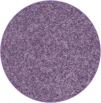 KOECKRITZ Soft and Colorful Kids Classroom Area Rugs (Passes Flammability Pill Test) Many Sizes and Bright Colors to Select from (6' Round, Lavender)