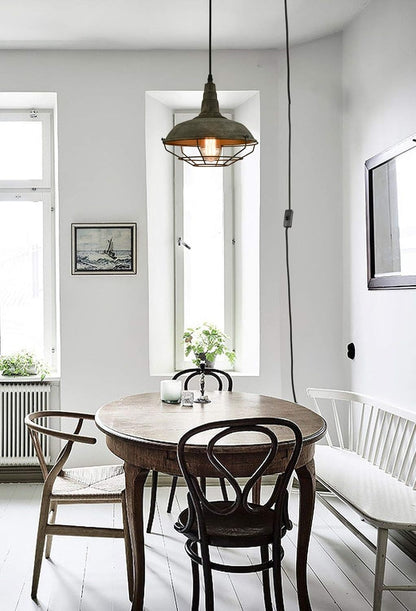 DANSEER Farmhouse Plug in Pendant Light with 16 Feet Hanging Cord Hanging Lighting Fixture