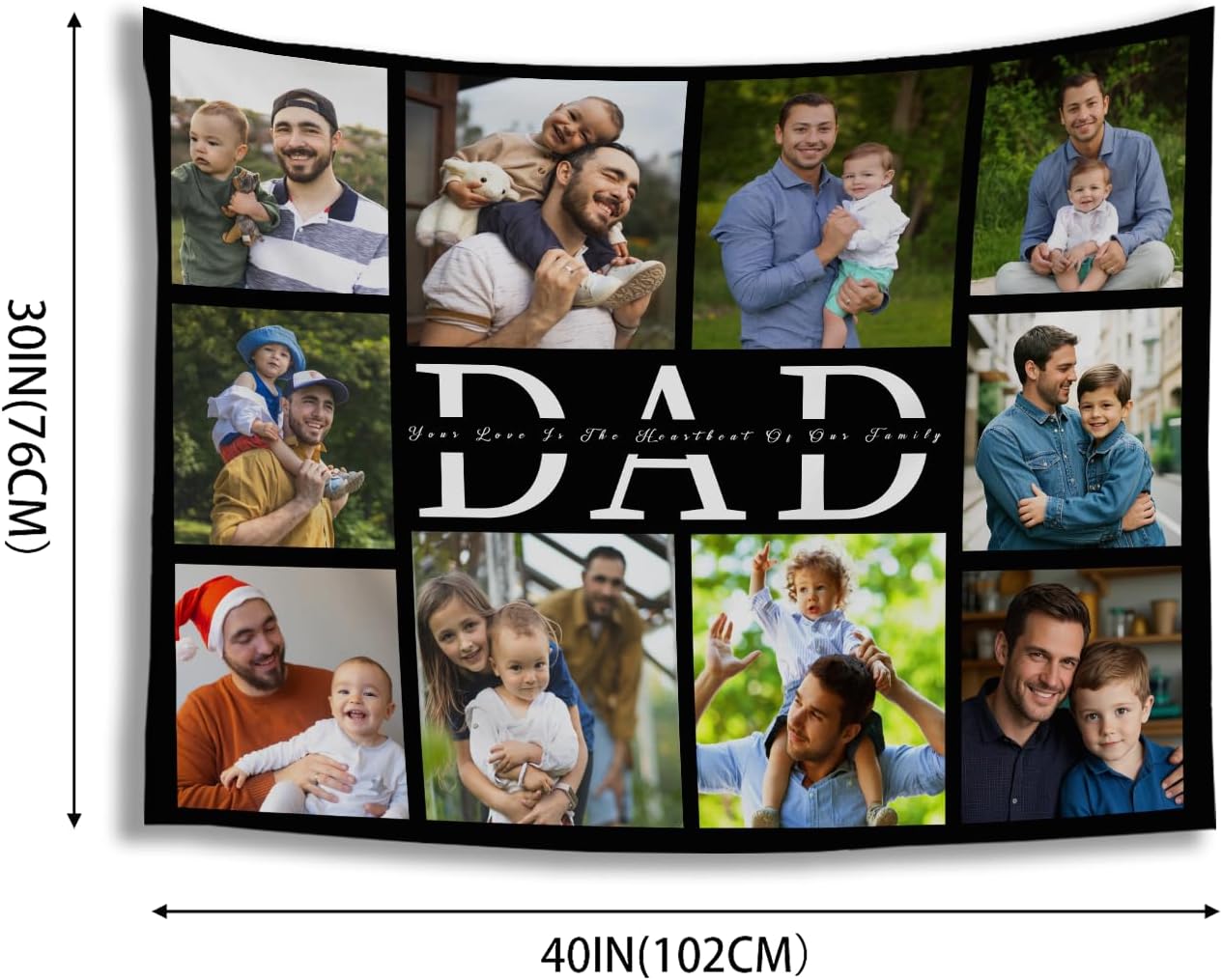 Custom Tapestry For Wall Bedroom Custom Backdrop Personalized Image Text Photo Customized Funny Tapestry Banners And Signs Dad's Day Horizontal Tapestrys