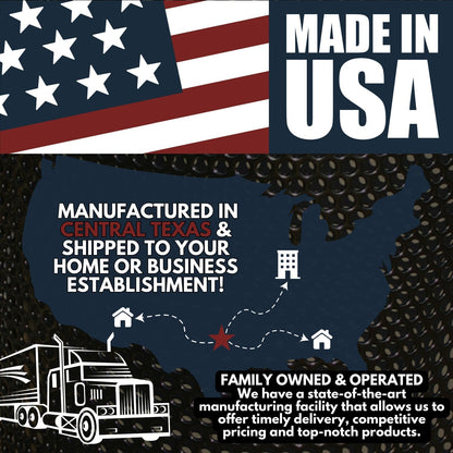 Heavy-Duty Portable Outdoor Picnic Table with Umbrella Hole, Expanded Metal Patio Dining Furniture Made in America (46" Round Top, Yellow)