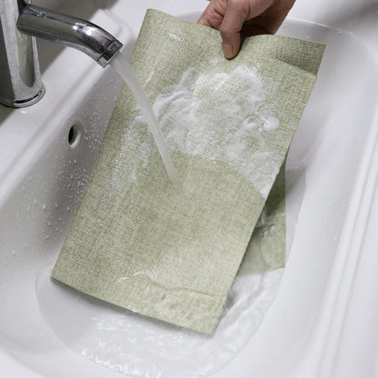 Placemats Set of 6 Washable Heat Resistant Place Mats PVC Woven Dining Table Mat Brown 6pcs