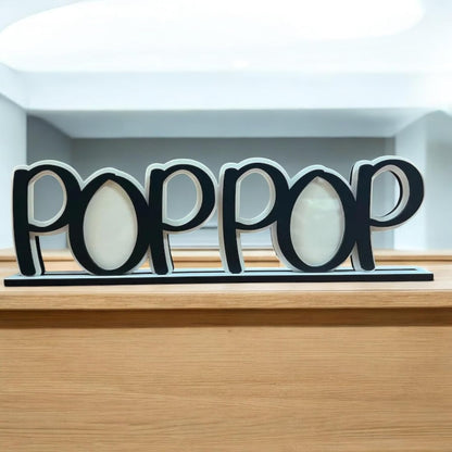 Gift for PopPop, Picture frame for Grandpa, Grandpa picture frame, Pop Pop picture frame, Gift for new papa, Grandparent photo frame (PopPop)