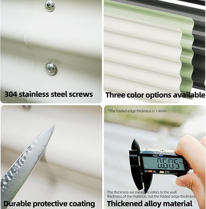 DaisyVibe Raised Garden Bed Kit, Planter Raised Garden Boxes Outdoor, Oval Large Metal Raised Garden Beds for Vegetables Flowers (Green, 8ftx2ftx1ft)