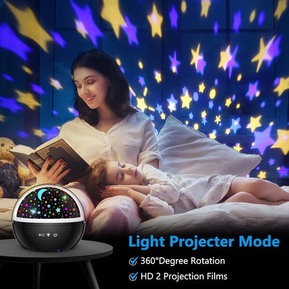 Superhero Night Light Projector for Boy,Kids Night Lights with Spiderman and Star Theme,360 Degree Rotation,15 Mode Color Changing,Birthday Gift Toys