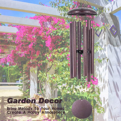 ASTARIN Wind Chimes, 36 Inch Large Metal Outdoor Chimes with 6 Tubes, Deep Tone, Tuned for Garden, Balcony, Patio & Home Decor. Bronze