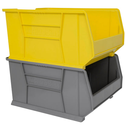 Akro-Mils 30289 Super-Size AkroBins Plastic Storage Bins, Space-Saving Stackable Bins for Garage