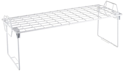 Whitmor Stackable Wire Shelf Organizer, Metal Cabinet Organizer, Space Saving Storage Shelf