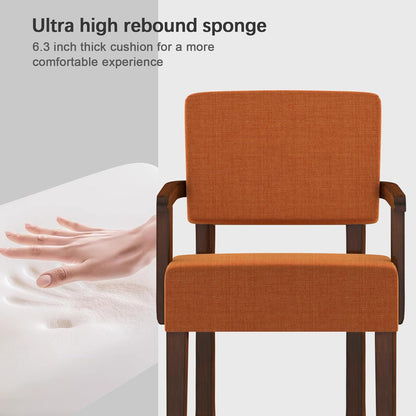 Accent Chair, Living Room Chairs Oversized with Soft Seat and Armrests for Dinning, Bedroom, Reading and Waiting Rooms