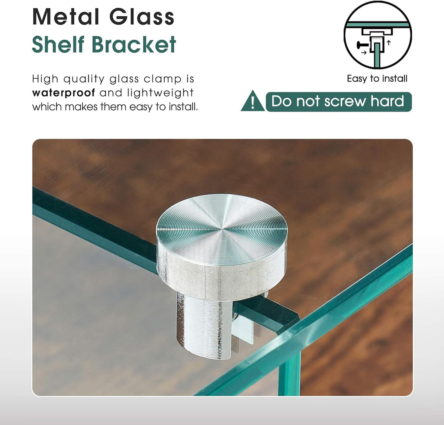 ivinta Narrow Glass Console Table with Storage, 31.5'' Rustic Entryway Table with Storage Shelves for Living Room, Hallway, Foyer, Bedroom 5103 (Dark Brown)