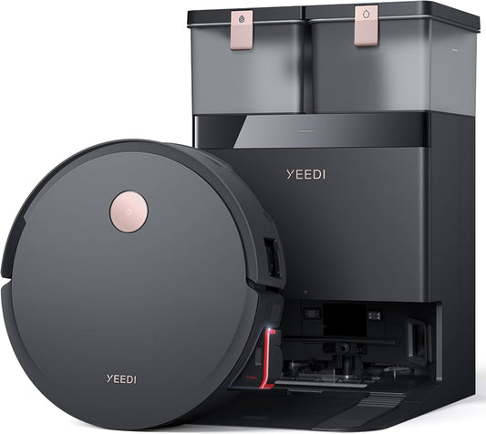 Yeedi S14 Plus Robot Vacuum and Mop, 18,000Pa Suction, OZMO Roller Mopping, ZeroTangle 2.0, TruEdge
