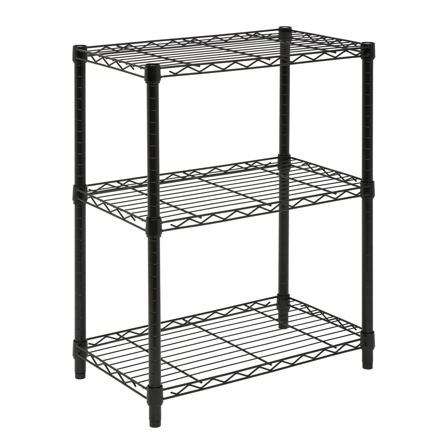 Honey-Can-Do 3-Tier Heavy Duty Adjustable Shelving Unit, 250-lb Per Shelf Metal Storage Rack, NSF