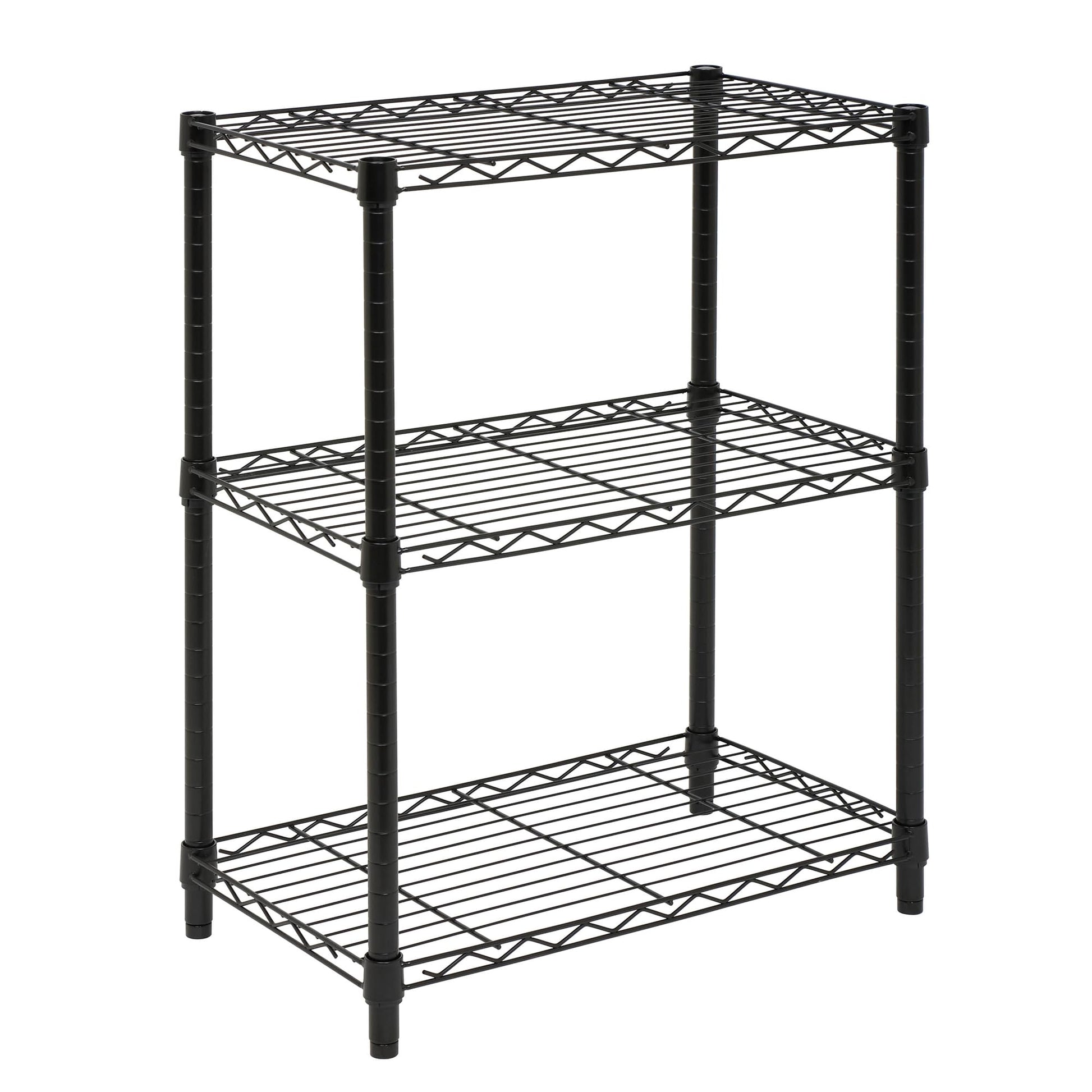 Honey-Can-Do 3-Tier Heavy Duty Adjustable Shelving Unit, 250-lb Per Shelf Metal Storage Rack, NSF