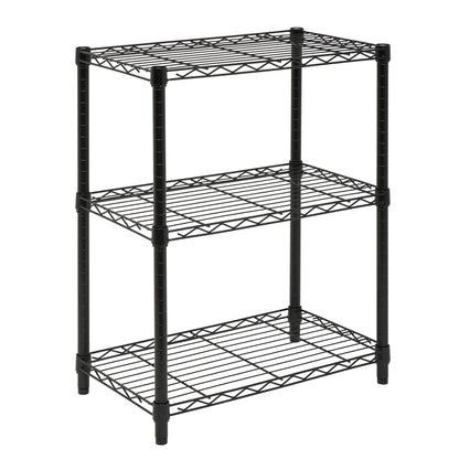 Honey-Can-Do 3-Tier Heavy Duty Adjustable Shelving Unit, 250-lb Per Shelf Metal Storage Rack, NSF