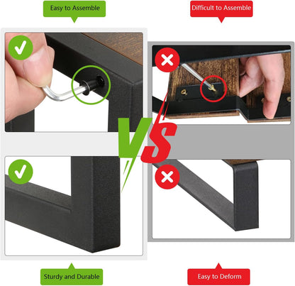 YINMIT Tiered Display Stand Riser Shelf, Wooden Spice Rack Organizer for Countertop, 3 Tier Kitchen Counter Shelf