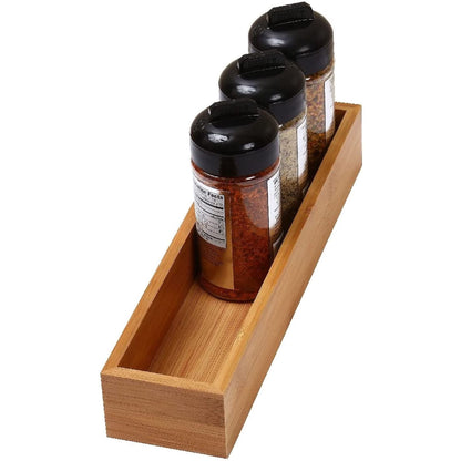 YBM Home Bamboo Drawer Organizer Storage Box for Kitchen Drawer, Junk Drawer, Office, Bedroom