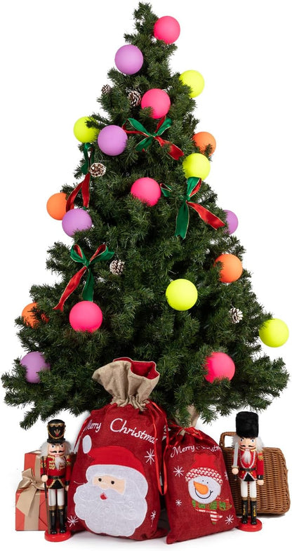 Every Day is Christmas 20ct Christmas Ornaments, Shatterproof Christmas Tree Ornaments Set, 92cm/3.6" Christmas Balls Decoration