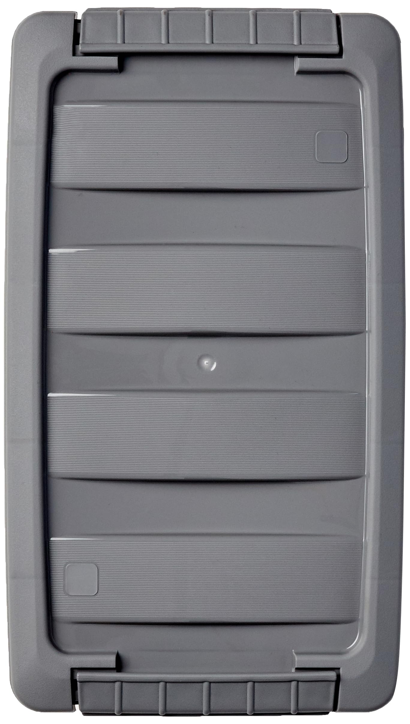 Amazon Basics Plastic Storage Containers with Secure Latching Lids, Stackable Organization Bins