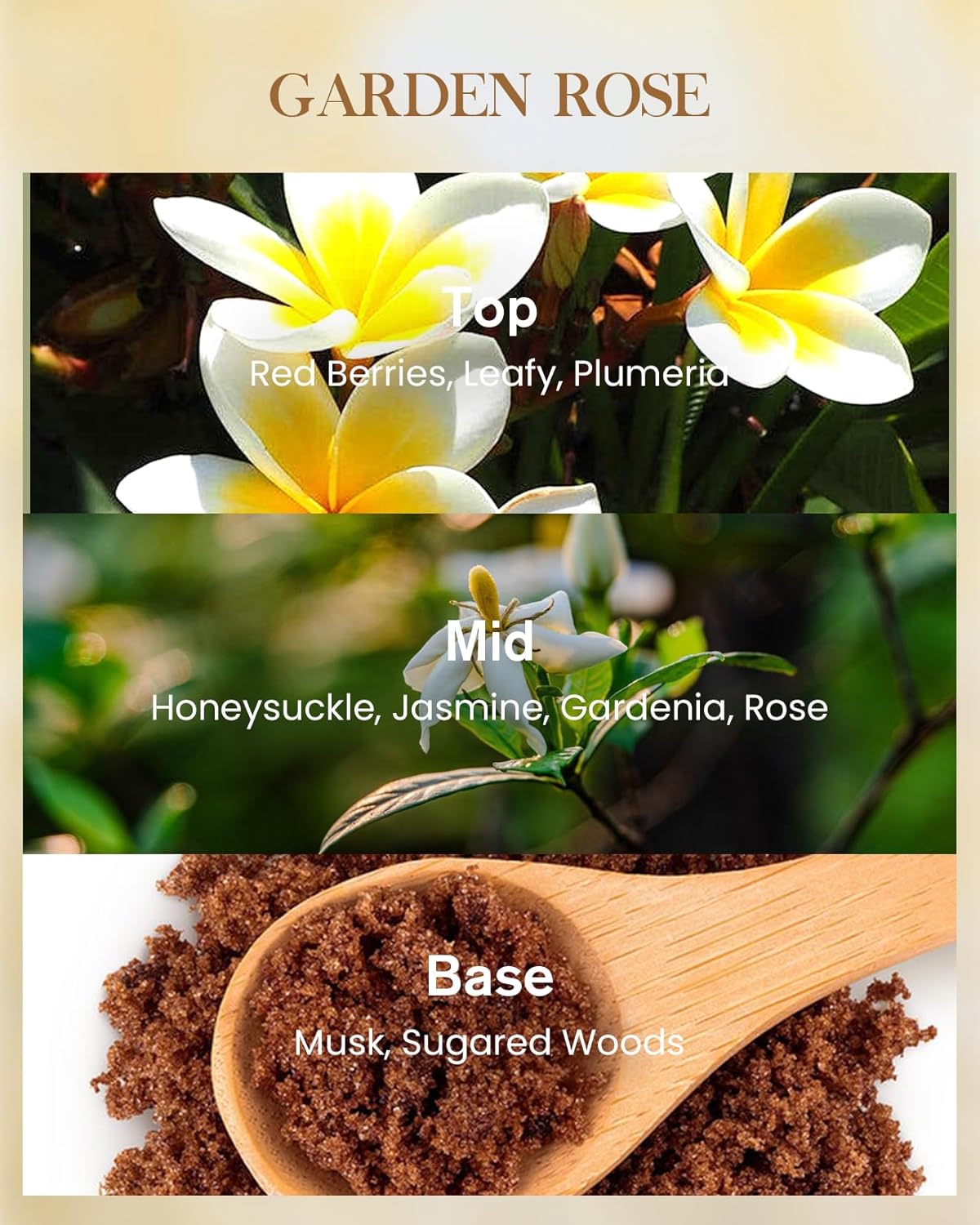 M&SENSE Garden Rose Scented Candle 35oz 150H Burn Time Long Lasting, 3-Wick Natural Aromatherapy Candle Highly Scented, Home Fragrance Housewarming Gifts