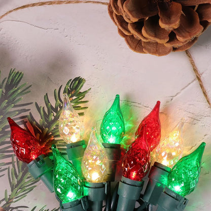 LED Christmas Lights Outdoor 19 FT 70 Fairy Lights Multi-Color String Lights ETL Certified for Indoor/Outdoor Holiday Party Halloween Tree Decor