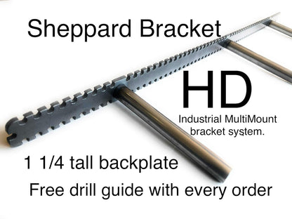 Floating Shelf Brackets - Sheppard Brackets - Easy Install - Heavy Duty (34 inch)