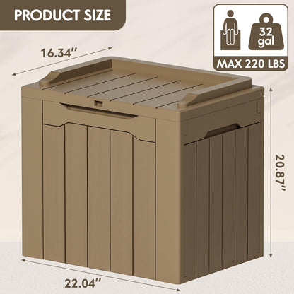 YESHOMY 30 Gal Plastic Storage Bins with Lid Stackable Box Organizers for Living Room, Office