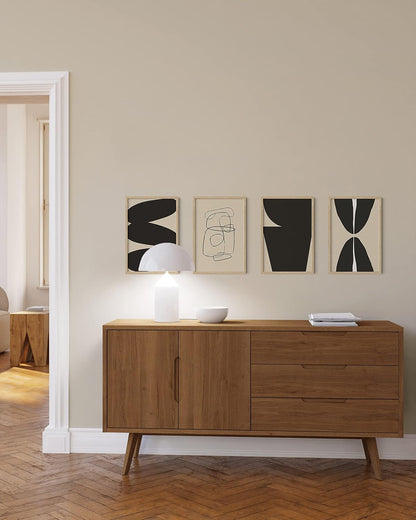 Haus and Hues 12x18 Natural Oak Wood Picture Frames Set of 15 - Premium Bulk Picture Frames 12x16 Bundle - Elegant Gallery Wall Frame Set for Posters, Art Display - Ideal for Wall Decor in Home &