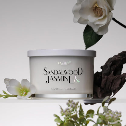 Scented Candles for Home - Large 3 Wick Jar Candles - Natural Soy Wax Candles Gifts for Women & Men - Aromatherapy Aesthetic Candles