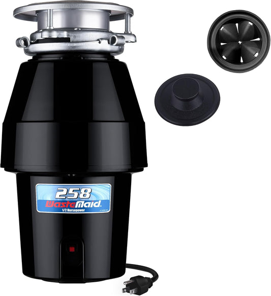 Waste Maid 10-US-WM-258-3B Garbage Disposal Anti-Jam Stainless Steel Food Waste Grinding System