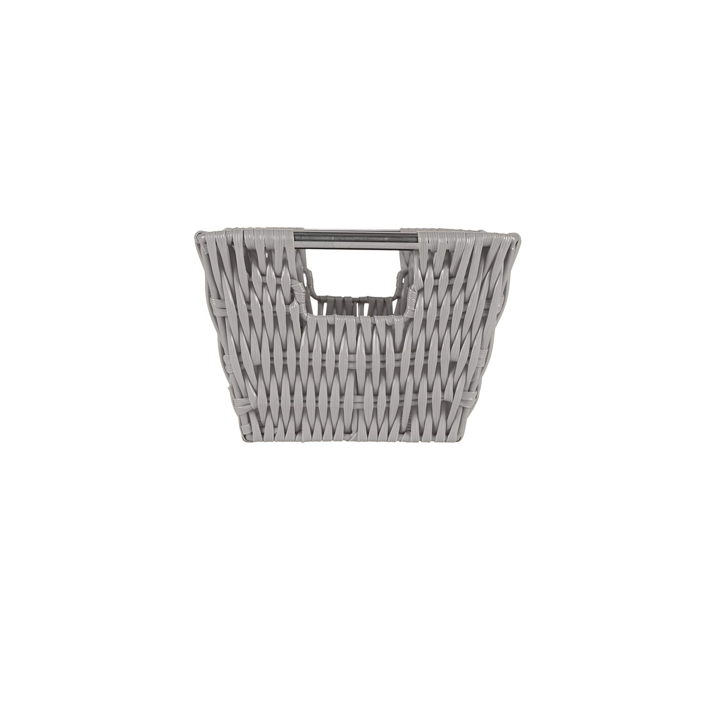 Simplify 11"x6.5"x4.5" Small Shelf Storage Woven Basket with Handles, Nursery, Playroom, Toys
