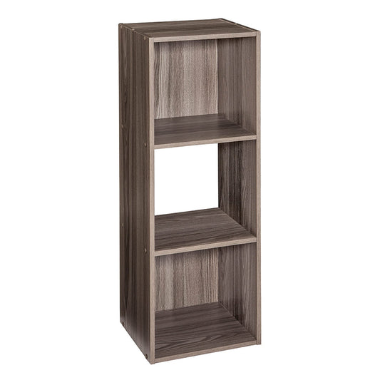 ClosetMaid Cubeicals 3 Cube Storage Shelf Organizer Bookshelf - Vertical/Horizontal, Easy Assembly