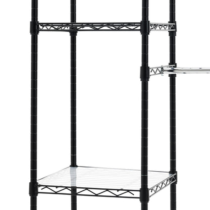 Amazon Basics Expandable Metal Hanging Closet Organizer System with Storage Shelves, Adjustable