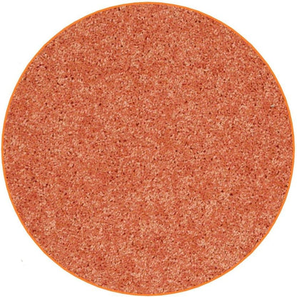 KOECKRITZ Soft and Colorful Kids Classroom Area Rugs (Passes Flammability Pill Test) Many Sizes and Bright Colors to Select from (9' Round, Tangerine)