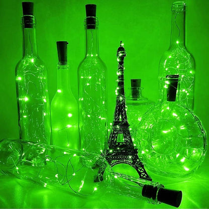 4 Pack 50 LED Fairy Lights Battery Operated with Timer, 16FT Waterproof Halloween Battery Lights Outdoor Indoor Starry Mini Led String Light for Halloween parties Bedroom Home DIY Decoration (Green)