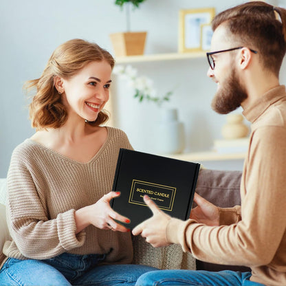 Scented Candles Gift Set for Women ??Soy Wax Small Candle Set with Lavender, Rose, Coconut & Strawberry ??Birthday Gifts for Women, Relaxing Aromatherapy Candles, Home Décor & Holiday Gift Set