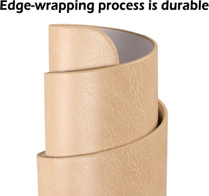 Faux Leather Placemats, Set of 6 PU Table Mats, Easy to Clean, Heat & Stain Resistant for Office Conference Table,Dining Home Decor