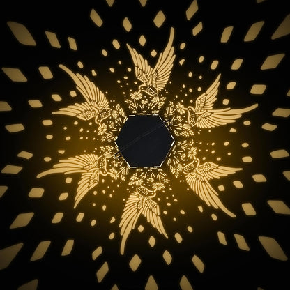 4 Pack Hummingbird Solar Lanterns Outdoor Waterproof - Birthday Gifts for Women, Men, Mom, Solar Lights Outdoor Hanging Garden Decor for Outside, Patio, Outdoor, Yard, Lawn, Balcony