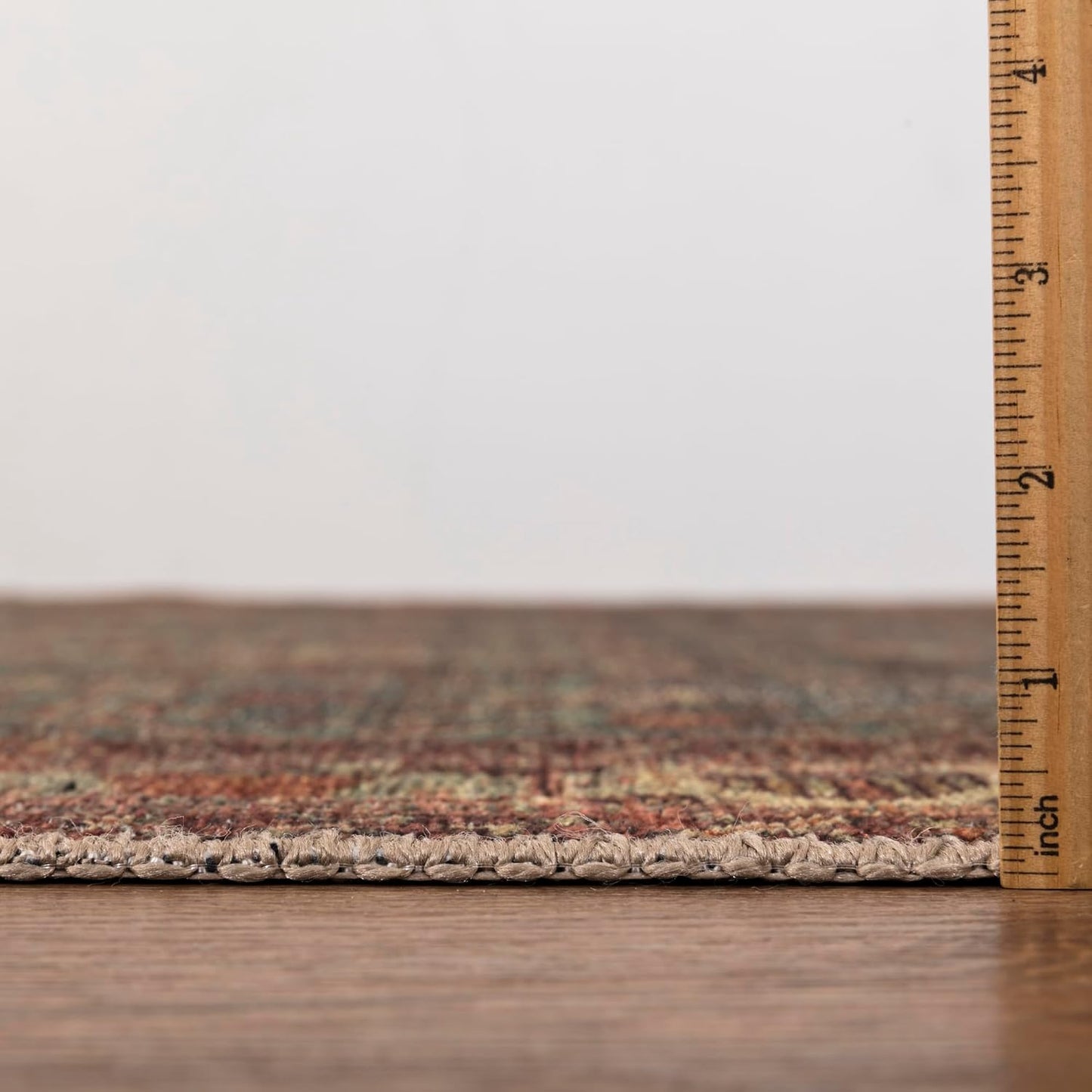 Keen Home Design 10x14 Rug - Machine Washable Area Rug with Non-Slip Backing, Ideal for Living Room, Dining Room, Bedroom - Vintage, Easy Clean, Durable, Low Pile Rug - (9'7" x 14')