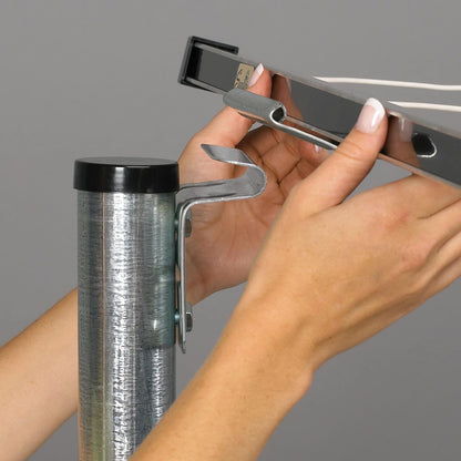 Household Essentials Retractable 5-Line Dryer, White