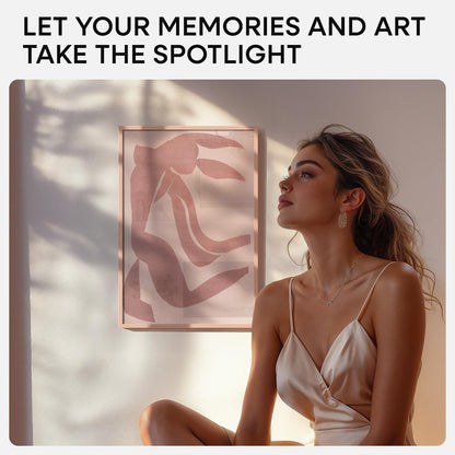 Homeforia 13x19 Picture Frame Rose Gold, High End Metal 13x19 Poster Frames with Mat 11x17 inch Photo, 13 x 19 Rose Gold Frame Matted to 11 by 17 Print, 19x13 Frame, Tempered Glass, Wall Kit, Set of 1