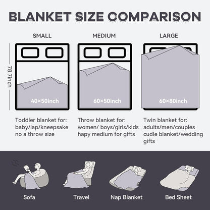 Chunky Knit Blanket - Luxury Soft Cozy 50 * 60 Throw Blanket,100% Woven Blanket Rope Knot Throw Blanket for Couch, Sofa, Home Decor, Gift - Machine Washable（White）