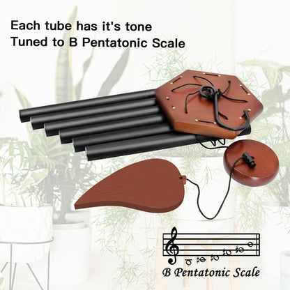 Wind Chimes for Outside, Memorial Wind Chimes with 6 Long Metal Tubes, Sympathy Wind Chime with Sound, Perfect for Garden, Patio and Yard