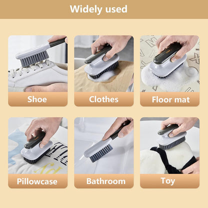 Laundry Stain Brush Household Scrub Brush Laundry Brush for Stain Removal,Soft Bristle Brush 2 Pack Stain Brush for Clothes Scrubbing Bathroom Cleaning Brush,Easy to Hold