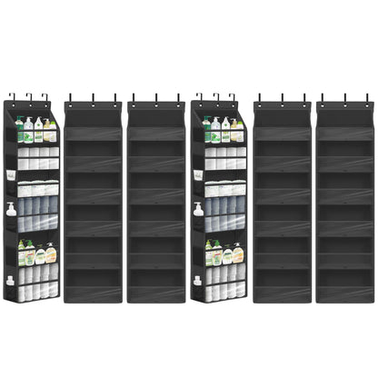 STORAGEIDEAS Over Door Organizer with 6 Extra Large Pockets 12 Side Pockets, Sturdy Closet Storage